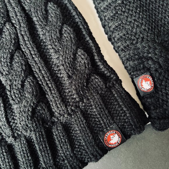 CANADA WEATHER GEAR Men's Thermal Plush Lined Hat & Headband - Picture 6 of 6